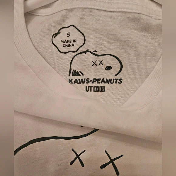 KAWS x Peanuts Uniqlo UT T-shirt 2017, NEW - Picture 8 of 10